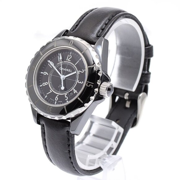CHANEL J12 H0682 Black Ceramic 33MM black Dial Quartz Ladies Watch_896756 main image 5